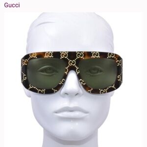 New Oversize Gucci GG Havana Sunglasses